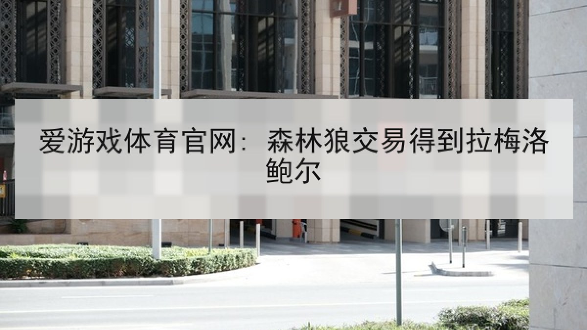 爱游戏体育官网: 森林狼交易得到拉梅洛鲍尔 爱游戏体育官网: 森林狼交易得到拉梅洛鲍尔